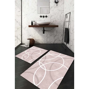 Napoli Home Dijital Baskılı Kaymaz Taban Yıkanabilir 2'li Klozet Takımı Banyo Paspası NDKZ-SD-994