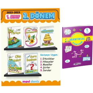 Mavi Deniz Yayınları 1. Sınıf 2. Dönem Seti - Mantıksal Yorum Kitabı
