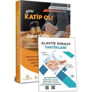 Liyakat Yayınları Katip Ol- Klavye ve Mülakat Aşaması Için (Zabıt Katibi Olmak Için Gerekli Olan Bilgiler) 2023 Alımları Için Özel Kaynak (Ciltli)