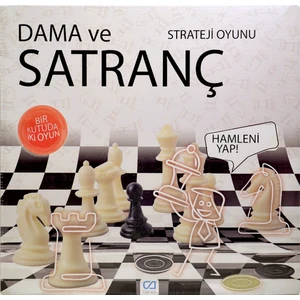 Ca Games Dama ve Satranç Plastik Kutulu 5188 (Ca Games)