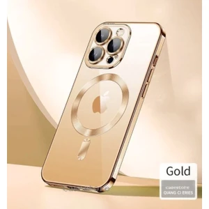 M.TK Moveteck Apple iPhone 11 Uyumlu Kılıf Kamera Lens Üstü Kaplama Korumalı Manyetik Magsafe Renkli Şeffaf