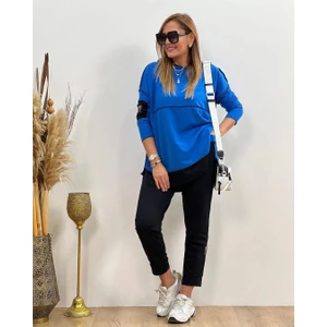 Kadın Kapüşonlu Etek Ucu Detay Iki Iplik Kumaş Ikili Takım (Renk Seçenekli)