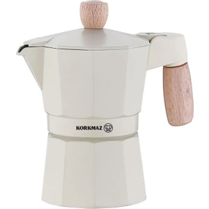 Etna 3 Fincan Beyaz Moka Pot 150 ml