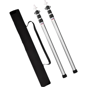 2pcs Alüminyum Kamp Muşamba Direkleri Teleskop Çadır Direği Ayarlanabilir 95-234CM (Yurt Dışından)