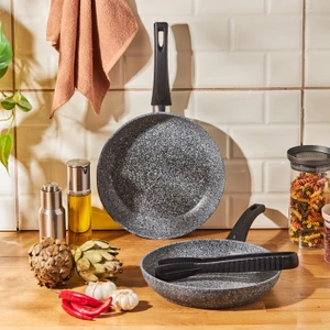 Emsan Lucca Tava ve Maşa Seti 22-26 cm