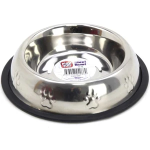 Pati Kabartma Desenli Çelik Mama ve Su Kabı 18CM 710ML