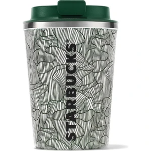 Starbucks® Paslanmaz Çelik Dalga Desenli Termos 355 ml - 11139776
