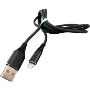 Ata Elektronik 1 Metre 2.4 Amper - Iphone Iphone 6 6s 7 7s 8 Plus x 11/11 Pro/ 12 /12 Pro Max  Uyumlu USB Şarj Data Kablosu - Siyah