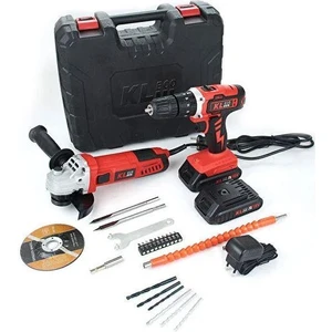 KL Pro  Kl Eco Avuç Taşlama 750W 115 Mm+Şarjlı MATKAP18V10MM