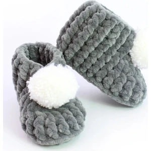 Pon Ponlu El Örgüsü Bebek Panduf