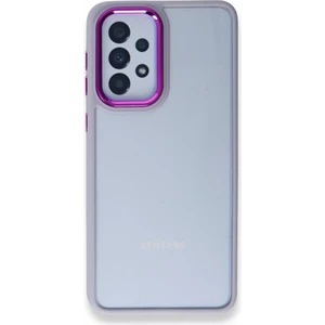 A53 Kılıf Luna Lens Kamera Çerçeveli Silikon Kapak