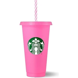 Pembe Soğuk Içecek Bardağı 710 ml