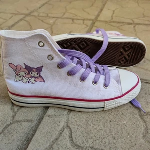 Mech Butik My Melody Baskılı Siyah Spor Ayakkabı Sneakers