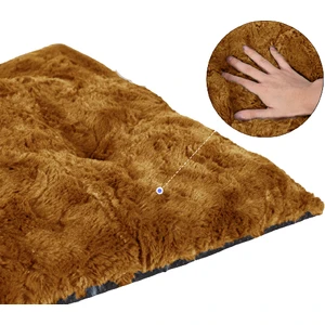 Peluş Kedi ve Köpek Yatağı Minderi – %100 Elyaf, Yumuşak Dokulu, Karışık Renk, 50x35 cm, Evcil Hayvanlar İçin Konforlu