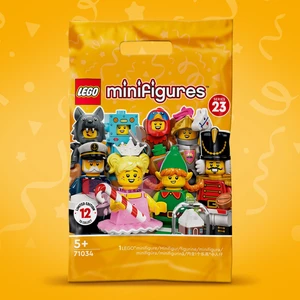 LEGO® Minifigures Seri 23 6#lı Paket 71036 Oyuncak Yapım Seti; 5 Yaş ve Üzeri Çocuklar için Koleksiyonluk Minifigür Paketi (6 Gizemli Paketten Oluşan 1 Paket)
