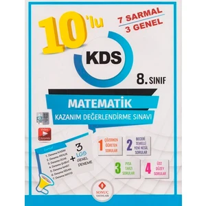 Sonuç Yayınları  8.Sınıf 10'lu Matematik Kazanım Değerlendirme Sınavı