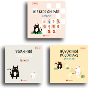 Kedi Fare Seti 3 Kitap