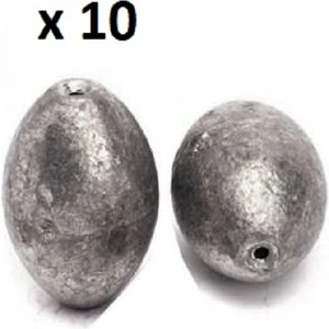 Çapa Zeytin Tipi Olta Kurşunu 10'lu Paket