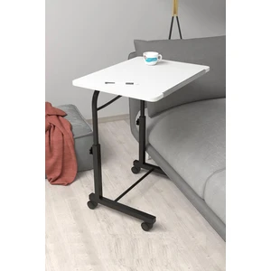 Eğim Yükseklik Ayarlı Laptop Sehpası Kahvaltı Ders Çalışma Bilgisayar Ofis Yemek Masası Metal Ayak