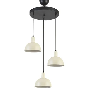 Marley Modern Tasarım Cafe Mutfak Salon Krem Renk 3 Lü Avize