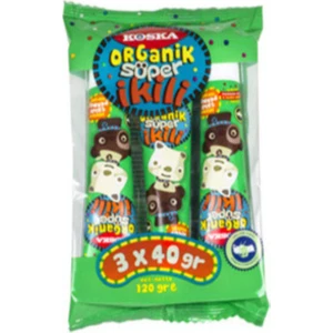 Tüp Organik Süper İkili Tahin-Pekmez 3 x 40 gr