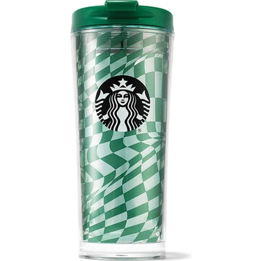 Starbucks Starbucks® Plastik Damalı Termos 473 ml -