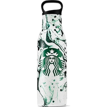 Starbucks Starbucks® Paslanmaz Çelik Yeşil Benekli Su Şişesi 532 ml -