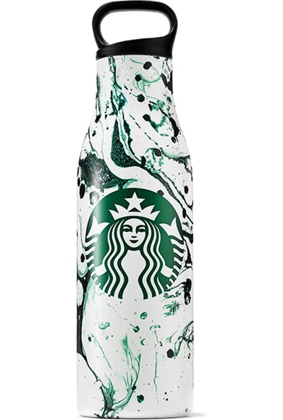 Starbucks Starbucks® Paslanmaz Çelik Yeşil Benekli Su Şişesi 532 ml - 11139803