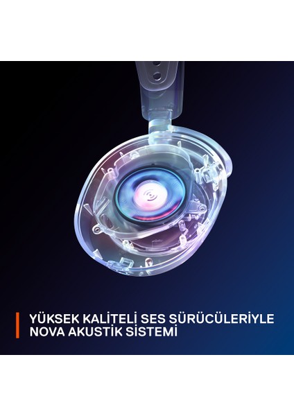 Arctis Nova 7x Kablosuz Xbox Konsol Kulaklığı - Nova Akustik Sistemi - 2,4 Ghz ve Eş Zamanlı Bluetooth - 38 Saat Pil Kullanımı - Usb-C - Clearcast Gen2 Mikrofon - Pc, Playstation, Switch