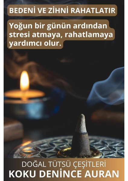 Yağmur Ormanları Rainforest Geri Akış Tütsü Şelale Konik Backflow Incense Cones 10 Adet Pieces fırsatları