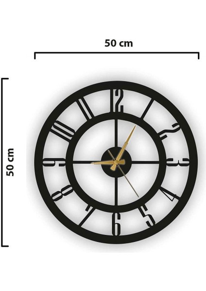 50 cm Metal Duvar Saati fiyatları