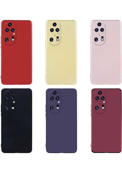Huawei P50 Pro Kılıf Soft ve Pürüzsüz Yüzeyli Ipeksi Silikon Kapak