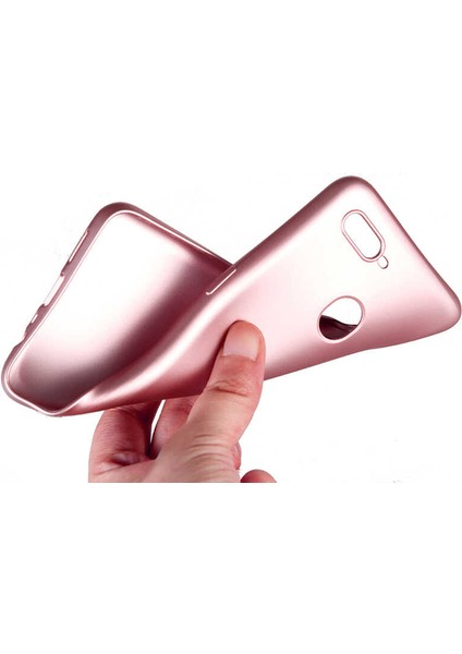 Oppo A7X Kılıf Soft ve Pürüzsüz Yüzeyli Ipeksi Silikon Kapak