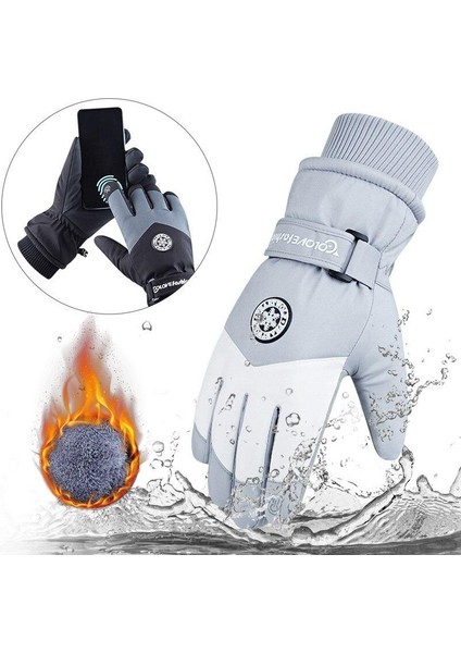 Golovejoy Ultralight Su Geçirmez Bayan Dokunmatik Kayak & Snowboard Eldiveni modelleri