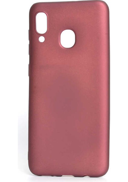 Samsung Galaxy A30 Kılıf Soft ve Pürüzsüz Yüzey Ipeksi Silikon Kapak Hopy