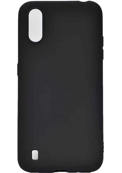 Samsung Galaxy A01 Kılıf Soft ve Pürüzsüz Yüzey Ipeksi Silikon Kapak Hopy