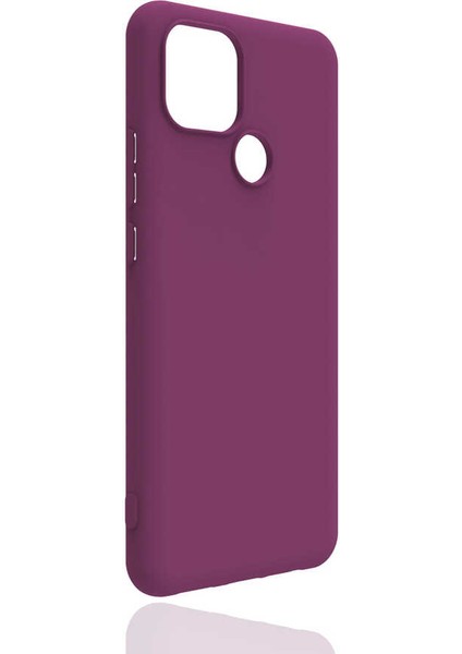Realme C25 Kılıf Soft ve Pürüzsüz Yüzey Ipeksi Silikon Kapak Hopy