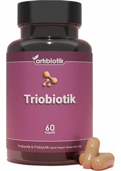 Doğadan Bizim Artıbiotik Triobiotik 60 Kapsül