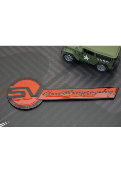 Land Rover Range Rover Sv Autobiography Bagaj Krom Metal Logo