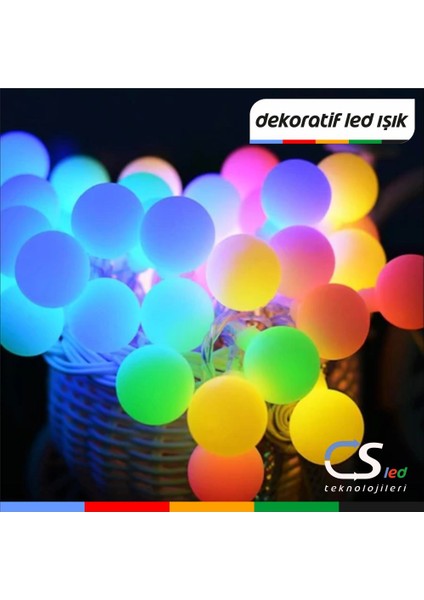 Cs Led Dekoratif Led Işıklı Top