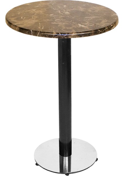 Bistro Masa (Karanfil Werzalit Yuvarlak Q60) - Browne Mermer