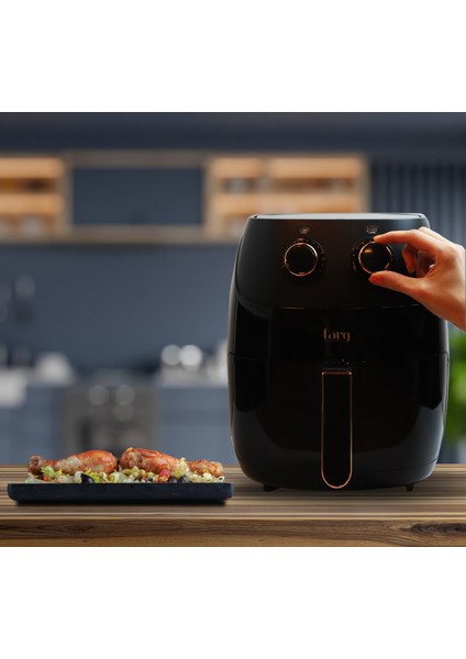 Mychef EPA-1013 Yağsız Kızartma Sıcak Hava Fritözü / Airfryer 5.5 Litre 1500W