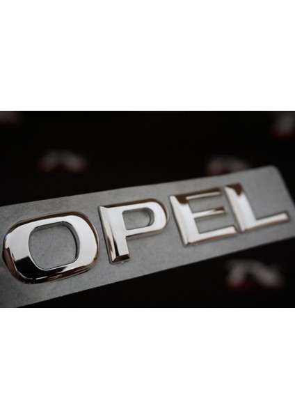 Opel Bagaj 3m 3D Krom Abs Logo Amblem
