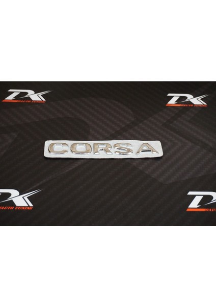 Opel Corsa 3m 3D Krom Abs Logo Amblem