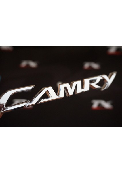 Toyota Camry Bagaj 3m 3D Krom Abs Logo Amblem
