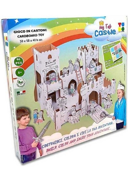 My Fab Castle Karton Todo Montaj ve Renklendirme Kiti 96 Parça