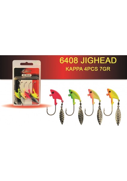 Jig Head Kappa 4'lü Mix Set Kaşıklı Jig Head Balıkmarketim