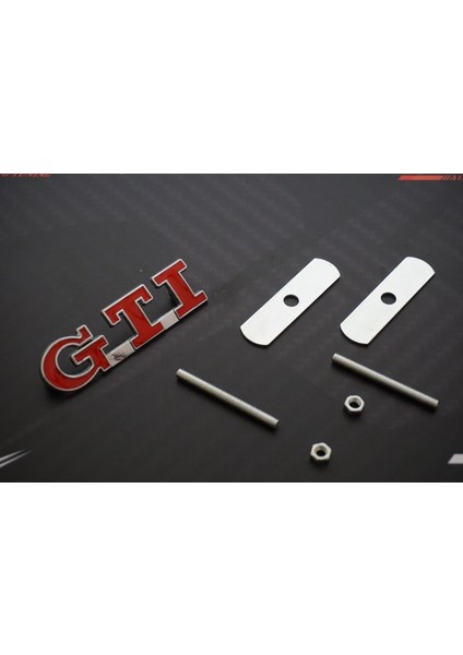 Volkswagen Gti Logo Ön Panjur Vidalı 3D Krom Metal Logo Amblem modelleri