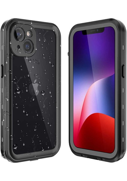 iPhone 13 Mini Kılıf Su Geçirmez Tam Koruma 1-1 Silikon