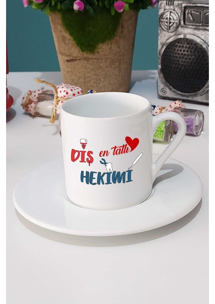 En Tatlı Diş Hekimi Türk Kahvesi Fincanı Beyaz fiyatları